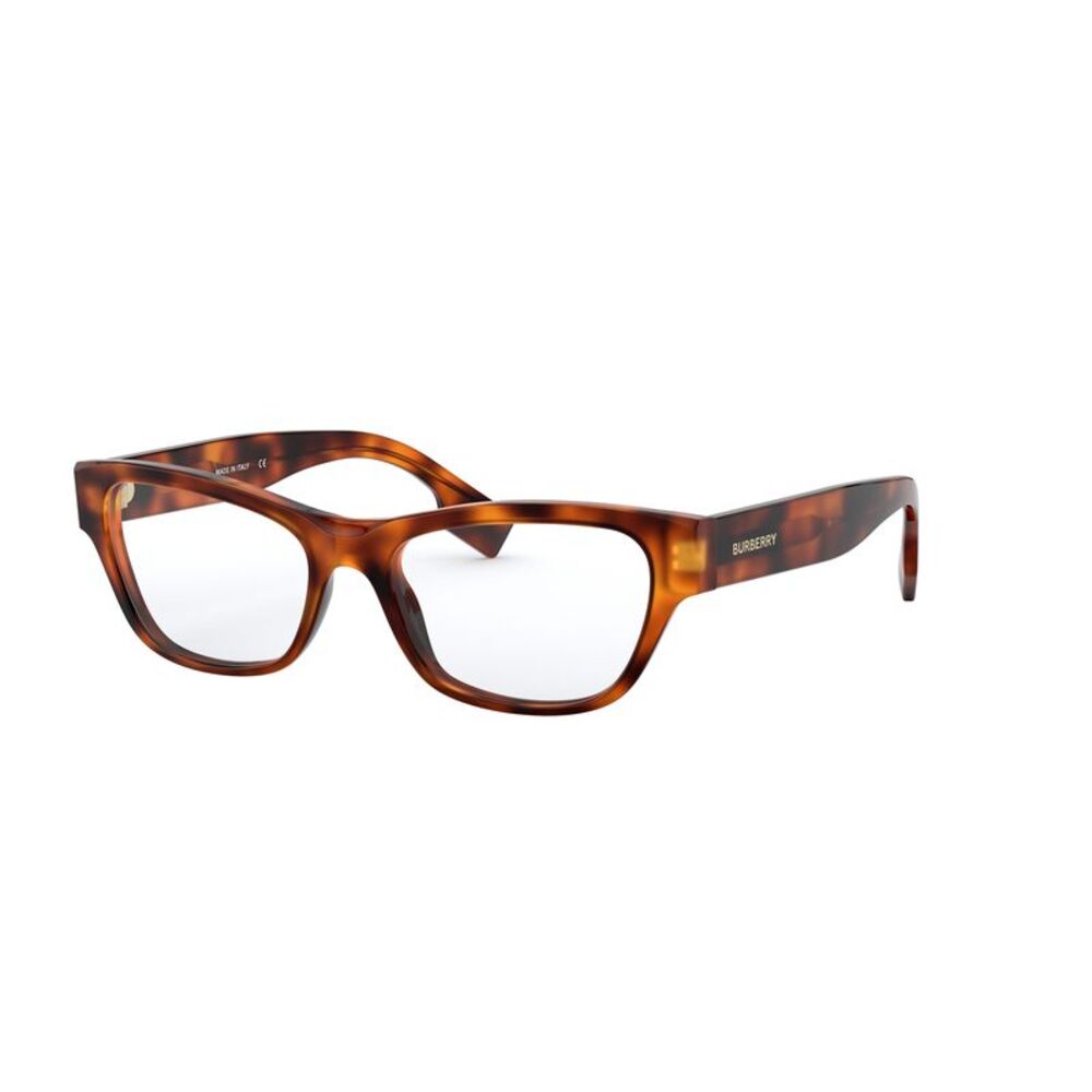Burberry BE 2302 3316 Black Plastic Square Eyeglasses 51mm